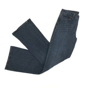 Talbots Women's Signature Boot Jeans Size 8/29 Stretch Mid Rise Medium Wash Zip